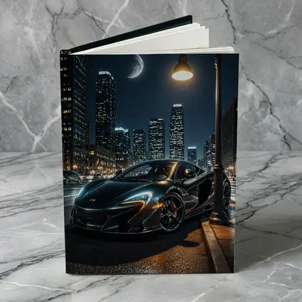 McLaren 650S Black City Night Street