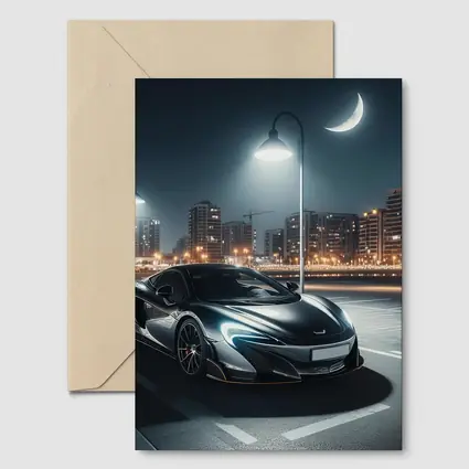 McLaren 600LT Parked City Night Street