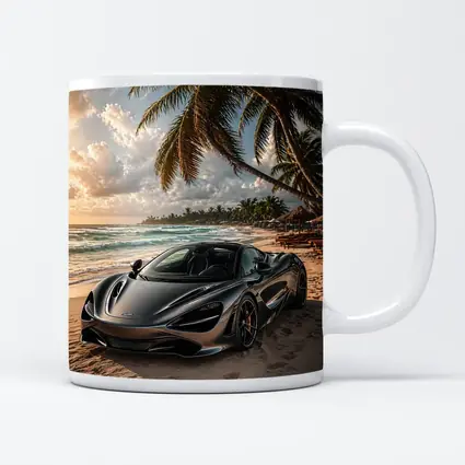 McLaren 720S Parked On Tropical Beach
