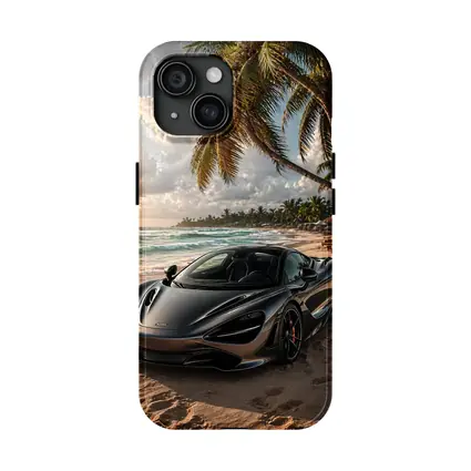 McLaren 720S Parked On Tropical Beach