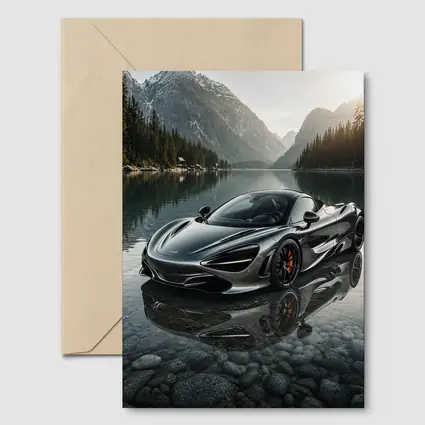 McLaren 720S Mountain Lake Reflection