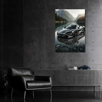 McLaren 720S Mountain Lake Reflection