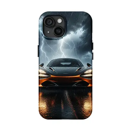 McLaren 720S Front View Stormy Night
