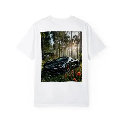 McLaren 720S Black Supercar Forest Sunlight