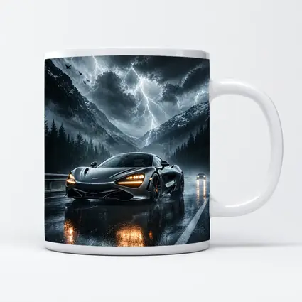 McLaren 720S Stormy Mountain Road Night