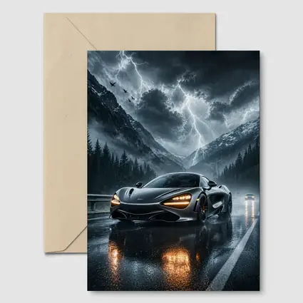 McLaren 720S Stormy Mountain Road Night