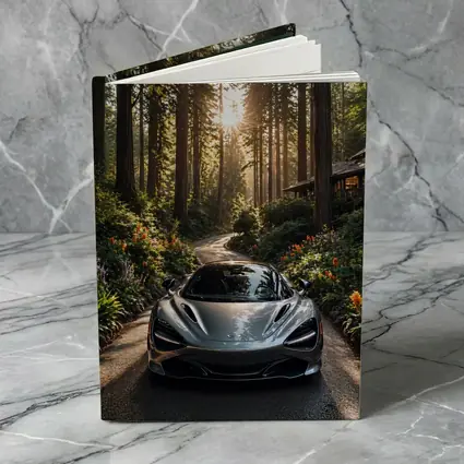 McLaren 720S Silver Forest Road Sunlight