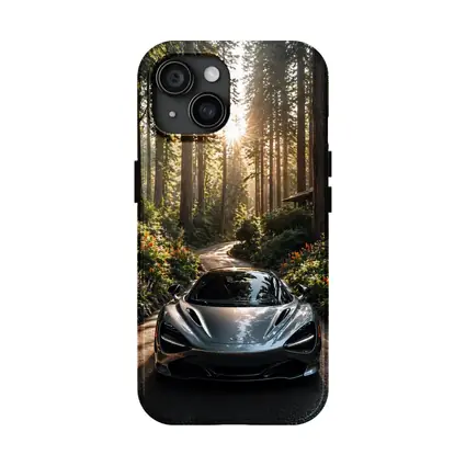 McLaren 720S Silver Forest Road Sunlight