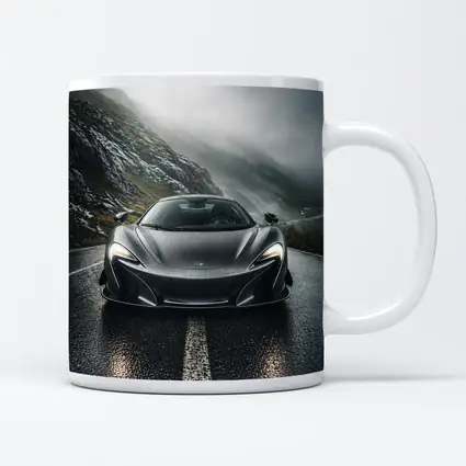 McLaren 720S Gray Wet Mountain Road