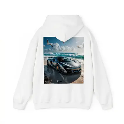 McLaren 765LT Supercar On Sunny Beach