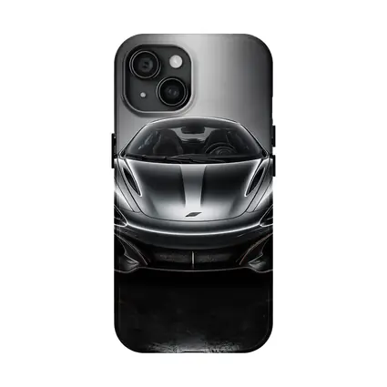 McLaren P1 Black Studio Front View