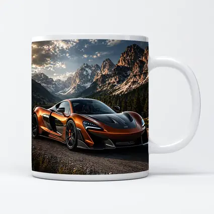 McLaren 570S Orange Mountain Road Scene