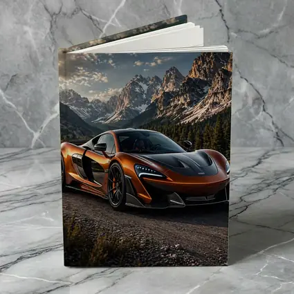 McLaren 570S Orange Mountain Road Scene