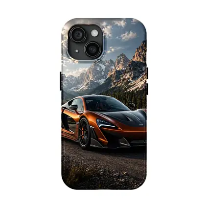 McLaren 570S Orange Mountain Road Scene