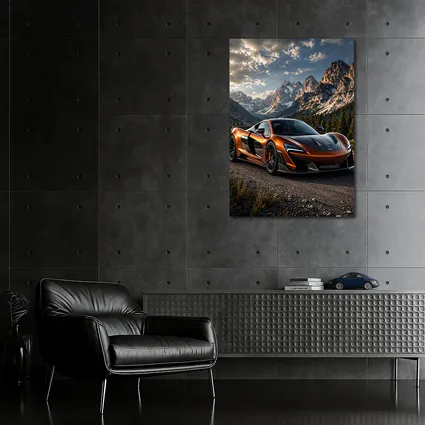 McLaren 570S Orange Mountain Road Scene