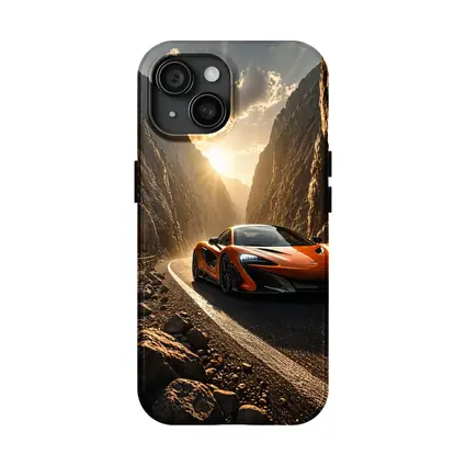 McLaren 600LT Orange Canyon Road Drive