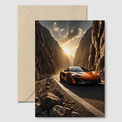 McLaren 600LT Orange Canyon Road Drive