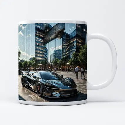 McLaren 720S Black Supercar City Plaza
