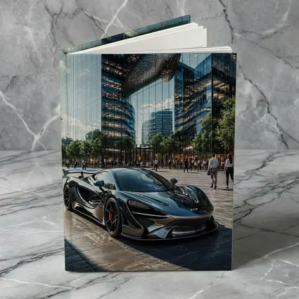McLaren 720S Black Supercar City Plaza