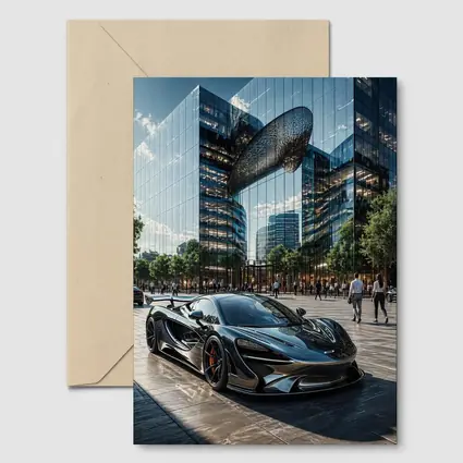 McLaren 720S Black Supercar City Plaza