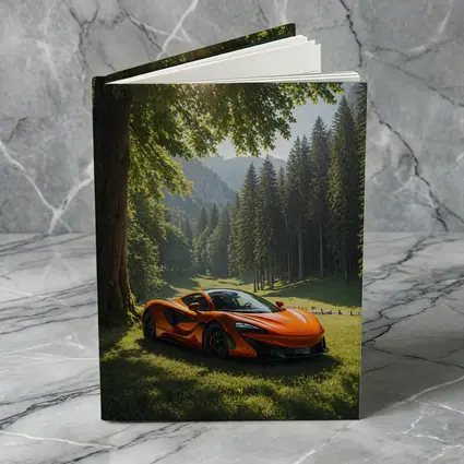 McLaren 570S Orange Supercar Forest Valley