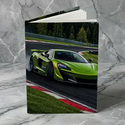 McLaren 600LT Green Drifting Race Track