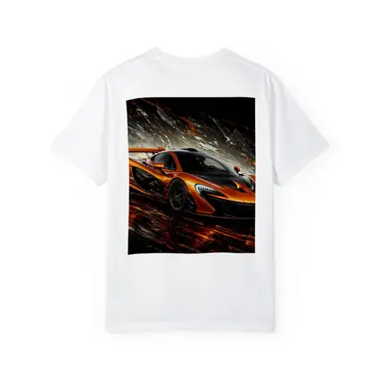 McLaren P1 Orange Abstract Dark Background