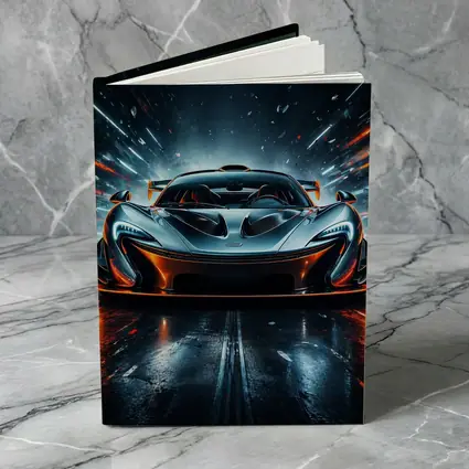 McLaren P1 Supercar Neon Night Track