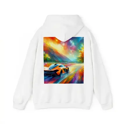 McLaren P1 Colorful Impressionist Painting Art