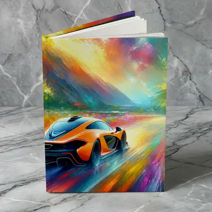 McLaren P1 Colorful Impressionist Painting Art