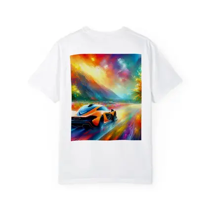 McLaren P1 Colorful Impressionist Painting Art