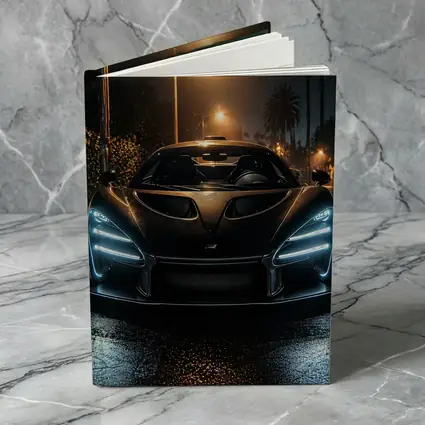 McLaren Senna Black Car Night Street