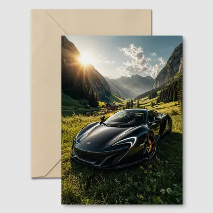 McLaren 570S Black Supercar Alpine Valley