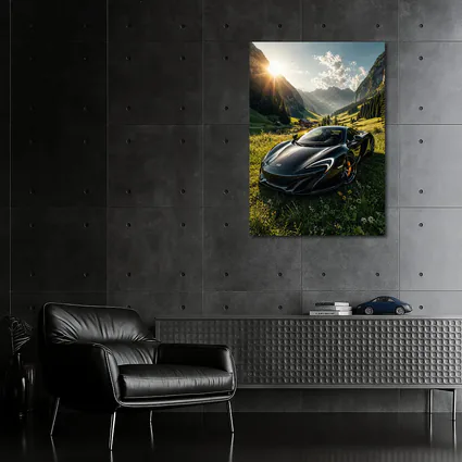 McLaren 570S Black Supercar Alpine Valley