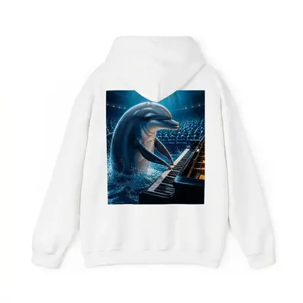 Dolphin Playing Piano At Concert Hall