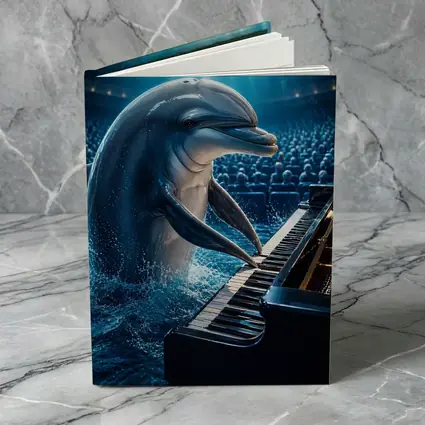 Dolphin Playing Piano At Concert Hall