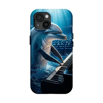 Dolphin Playing Piano At Concert Hall
