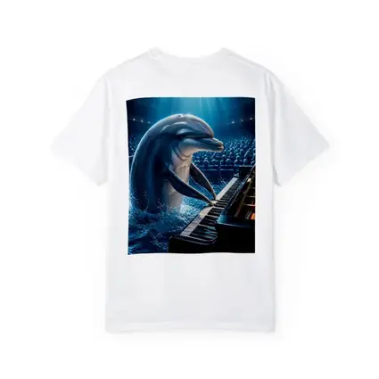 Dolphin Playing Piano At Concert Hall