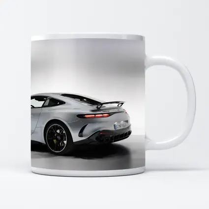 Mercedes AMG GT Silver Studio Shot