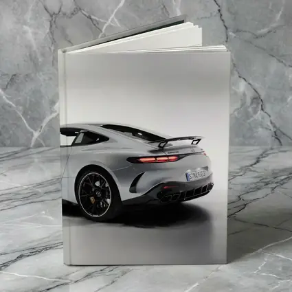 Mercedes AMG GT Silver Studio Shot
