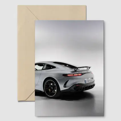 Mercedes AMG GT Silver Studio Shot