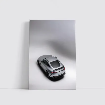 Mercedes AMG GT Silver Studio Shot