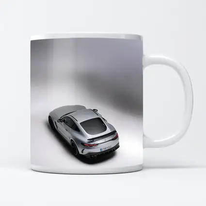 Mercedes AMG GT Silver Studio Shot