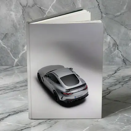 Mercedes AMG GT Silver Studio Shot