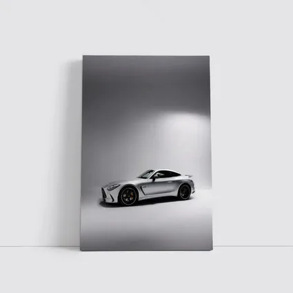 Mercedes AMG GT Silver Studio Shot