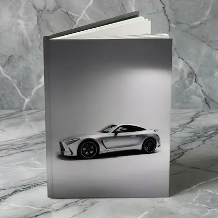 Mercedes AMG GT Silver Studio Shot