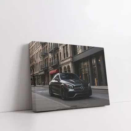 Mercedes-AMG C63 Matte Black City Street