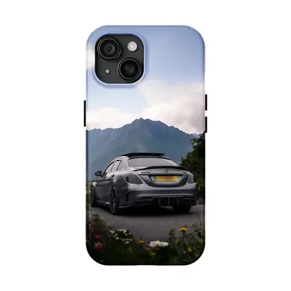 Mercedes AMG C63 Mountain Road Matte Gray