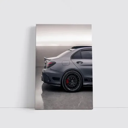 Mercedes AMG C63 Gray Studio Garage