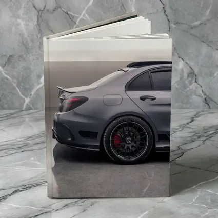 Mercedes AMG C63 Gray Studio Garage
